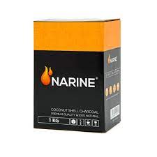 Narine Premium Quality and Natural Coconut Shell Charcoal 72 Pieces